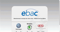 Desktop Screenshot of ebac-auto.be